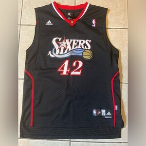 Vintage YOUTH 14-16 LARGE Adidas Sixers Jersey ELTON BRAND